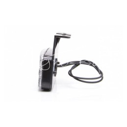 Priekinis gabaritinis žibintas W157 12V/24V atsparus vandeniui IP68 LED baltas neoninis su laidu - 1136