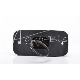 Priekinis gabaritinis žibintas W157 12V/24V atsparus vandeniui IP68 LED baltas neoninis su laidu - 1136