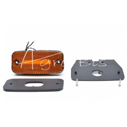 Šoninis gabaritinis žibintas W157 12V/24V atsparus vandeniui IP68 LED oranžinis neoninis su laidu - 1134