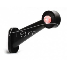 Priekinis/galinis gabaritinis žibintas W21.3 12/24V baltas - raudonas LED 12V/24V atsparus vandeniui IP66/68 dešinysis - 136P