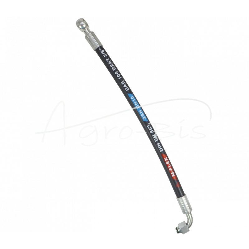 Hidraulinė žarna DN10 330bar alkūnė DKOL 90 DN10 M18X1.5 12L / kilpa RNR DN10 3/8 L-400mm DN10-2SN PZL-HYDRAL - KO-10-400/2SNH