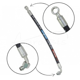 Hidraulinė žarna DN10 330bar alkūnė DKOL 90 DN10 M18X1.5 12L / kilpa RNR DN10 3/8 L-400mm DN10-2SN PZL-HYDRAL - KO-10-400/2SNH