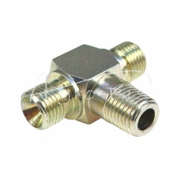 Hidraulinė jungtis – trišakis 1/4" BSP/BSPT/BSP - HS26