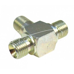 Hidraulinė jungtis – trišakis 1/4" BSP/BSPT/BSP - HS26