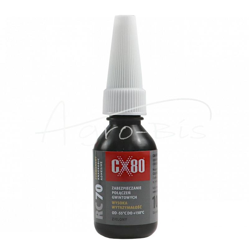 Anaerobiniai klijai 10 ml žali permanentiniai klijai varžtiniams guoliams RC70 CX-80 - CX039