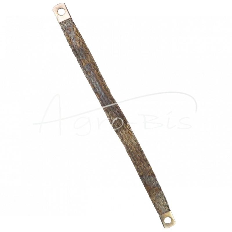 Įžeminimo vielos tinklas FI-8mm ilgio 300mm vario pynimas universalus nikeliuotas aukščiausios kokybės ELMOT - PM300PEL