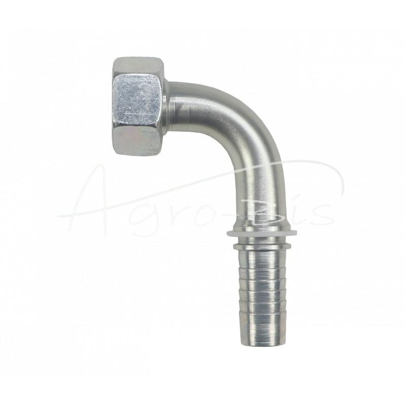 Metrinis kampinis sriegis su užspaudžiamu galu DKOL 90° DN20 22L M30x2 Premium HYDRAL - DKOL90DN20M30x2H