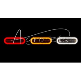 Šoninis gabaritinis žibintas, elipsės formos W198, 12V/24V, LED, 12V/24V, atsparus vandeniui, IP66/68, oranžinis, neoninis - 139