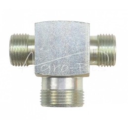 Hidraulinės jungties trišakis M18 - M24 - M18 10S/16S/10S - HS12