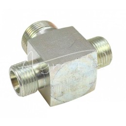 Hidraulinės jungties trišakis M18 - M24 - M18 10S/16S/10S - HS12