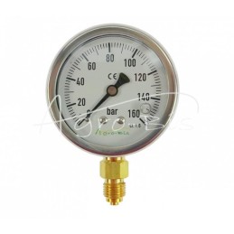 Manometras 1/4 colio 63 mm 0–160 barų - HYMAN0-160