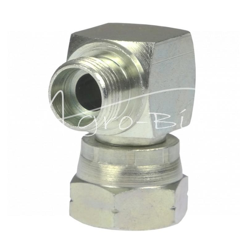 Hidraulinės jungties alkūnė 90 AB 1/2" - M18x1.5 12L - HS352