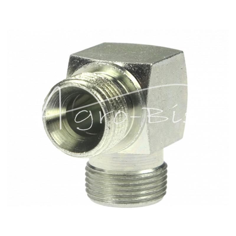 Hidraulinės jungties alkūnė 90 BB 1/2" - M22x1.5 15L - HS264