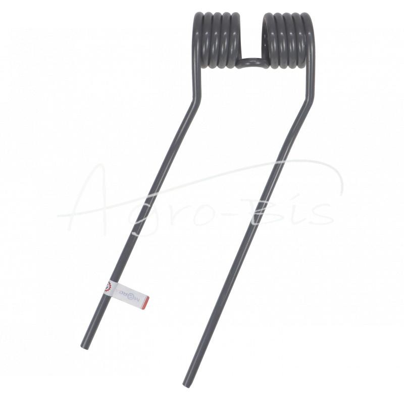 Dešiniojo rotacinio grėblio vartytuvo dantis 600038 Niemeyer milteliniu būdu dažytas MORGA - 600038M