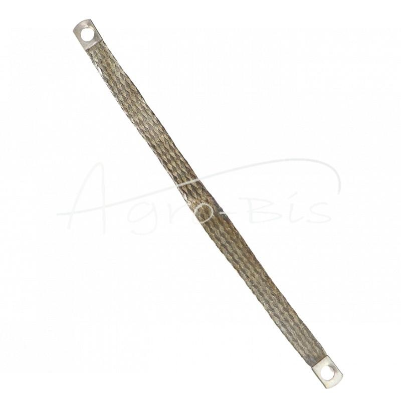 Įžeminimo vielos tinklas FI-10mm ilgio 330mm vario pynimas universalus nikeliuotas aukščiausios kokybės ELMOT - PM330PEL