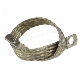 Įžeminimo vielos tinklas FI-10mm ilgio 330mm vario pynimas universalus nikeliuotas aukščiausios kokybės ELMOT - PM330PEL