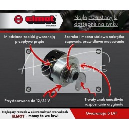 Uždegimo jungiklis su metaline veržle C-330 C-360 42342100 5471300 Elmot - 4234210EL