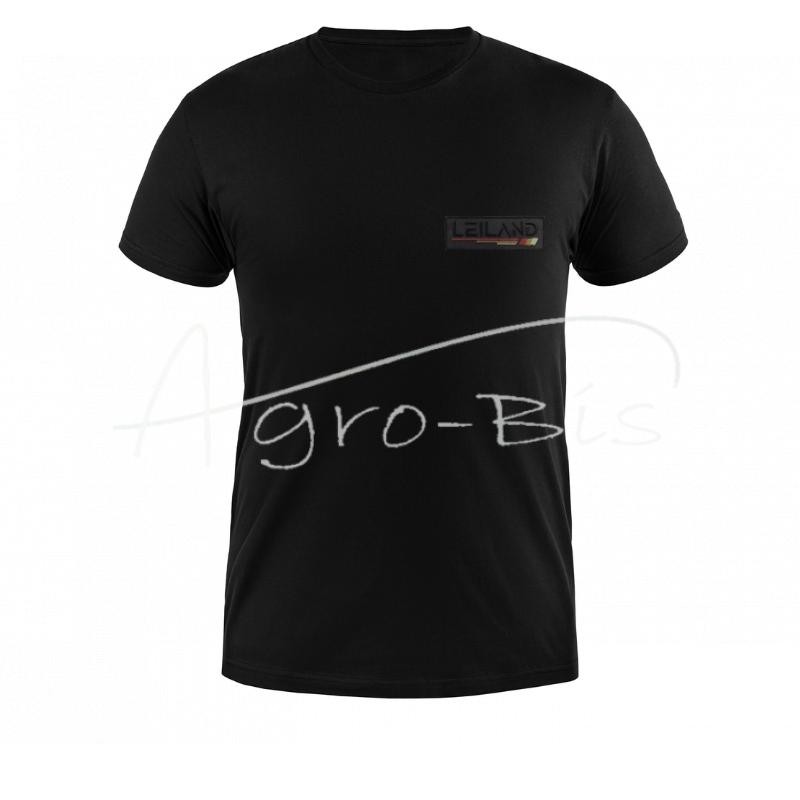 Trumparankoviai marškinėliai, 180 g/m², 100 % medvilnė, juodi LEILAND - KC180XXLL