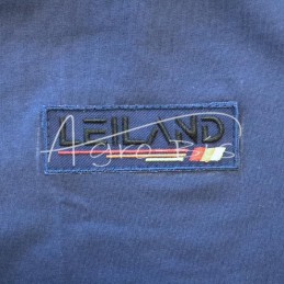 Trumparankoviai marškinėliai, 180 g/m², 100 % medvilnė, mėlyni LEILAND - KN180XXLL