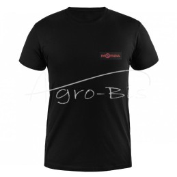 Trumparankoviai marškinėliai, 180 g/m², 100 % medvilnė, juodi MORGA - KC180XXXLM