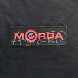 Trumparankoviai marškinėliai, 180 g/m², 100 % medvilnė, juodi MORGA - KC180XXXLM