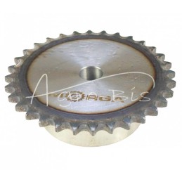 Grūdinto grandinės žvaigruočio su flanšu, stebule 06B-1 Z-32 išorinis skersmuo 100,9 mm MORGA - S06B132M