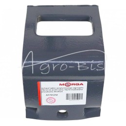 Spyruoklinis dantų laikiklis 70x12 blokui, skirtas 70x70 rėmo profiliui, dažytas milteliniu būdu MORGA - AF7012M