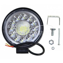 LED darbinis žibintas apvalus FI-110mm 33 LED universalus fokusuotas šviestuvas - LL33L110MM