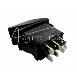 LED šviesos jungiklis 7 kontaktų - ROCKER7PIN