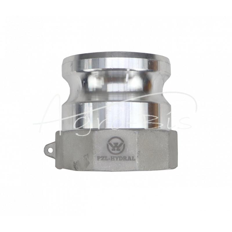 „Camlock“ jungties greito prijungimo kištukas, A tipo, aliuminis, 2 1/2 colio x 63 mm, PZL HYDRAL - ZCA63H