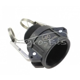 Camlock jungties lizdas, B tipo, polipropilenas, PP, 1 1/2" x 38 mm, PZL HYDRAL - ZCPB38H