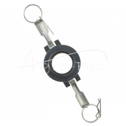 Camlock jungties lizdas, B tipo, polipropilenas, PP, 1 1/2" x 38 mm, PZL HYDRAL - ZCPB38H