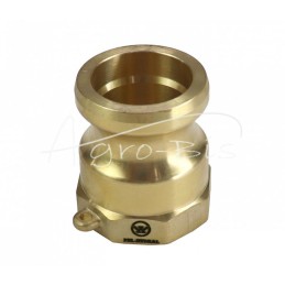 „Camlock“ jungties kištukas, A tipo, žalvaris, 1" x 25 mm, PZL HYDRAL - ZCMA25H