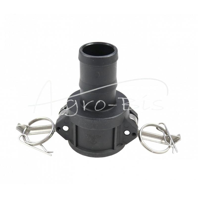 Camlock jungties lizdas, C tipo, polipropilenas, PP, 1 1/2" x 38 mm, PZL HYDRAL - ZCPC38H