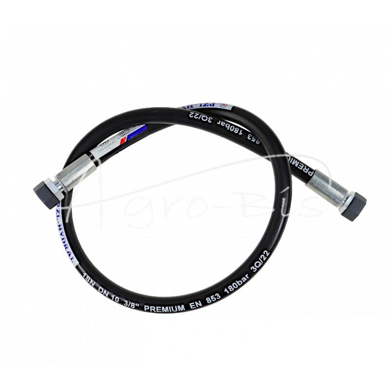 Hidraulinės žarnos sriegis M18x1,5 tiesus L-1000mm DN10-1SN 18MPa PZL HYDRAL - AA-10-1000/1SNH