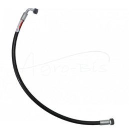 Hidraulinė žarna 180 barų sriegis M18x1.5 tiesi - alkūnė L-800mm DN10-1SN 18MPa PZL HYDRAL - AK-10-800/1SNH