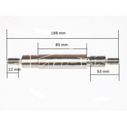 Priekinės pavaros velenas, naujo tipo M12 sriegio, Kos skirstytuvas - 201502007