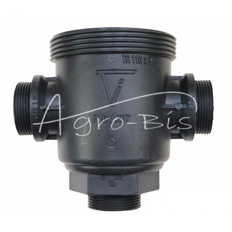 Tolveri filtro korpusas, 1 1/2 colio sriegis - F16/1077