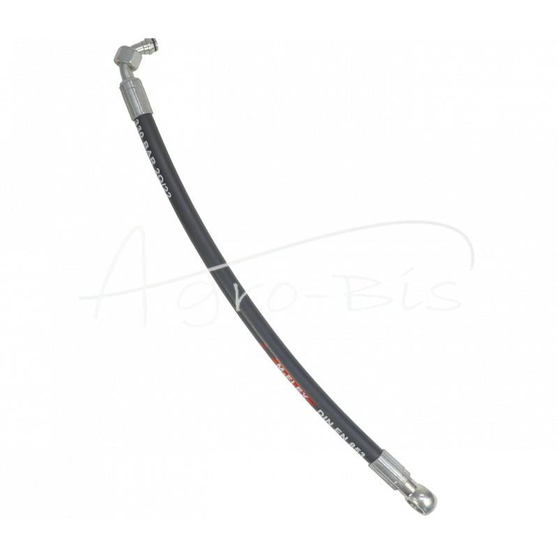 Hidraulinė žarna DN10 330bar alkūnė DKOL 90 DN10 M18X1.5 12L / kilpa RNM P01 DN10 D18 L-430mm 2SN PZL Hydral - KO-10-430/2SN