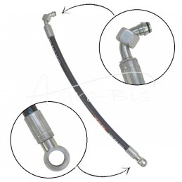 Hidraulinė žarna DN10 330bar alkūnė DKOL 90 DN10 M18X1.5 12L / kilpa RNM P01 DN10 D18 L-430mm 2SN PZL Hydral - KO-10-430/2SN