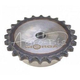 Grūdinto grandinės žvaigriovelis su flanšu, stebule 08B-1 Z-24 išorinis skersmuo - 102,1 mm MORGA - S08B124M