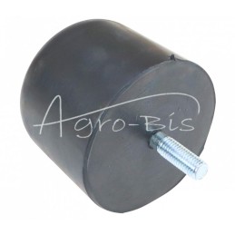 Universalus guminis bamperis 85x95 su vienu M12 varžtu - 001984