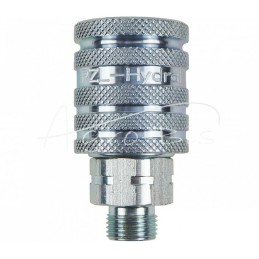 Hidraulinės greitos jungties lizdas M18x1.5 išorinis sriegis EURO PUSH-PULL HYDRAL PREMIUM - HP101L1218PH2