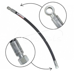 Hidraulinė žarna DN10 350bar vidinis sriegis M18x1.5 tiesi / su kilpele RNM 16x1.5, L-560mm DN10-2SN PZL-HYDRAL - AO-10-560/2SN