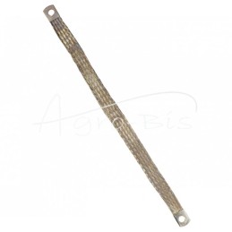 Įžeminimo vielos tinklas FI-8mm ilgio 340mm vario pynimas universalus nikeliuotas aukščiausios kokybės ELMOT - PM340PEL