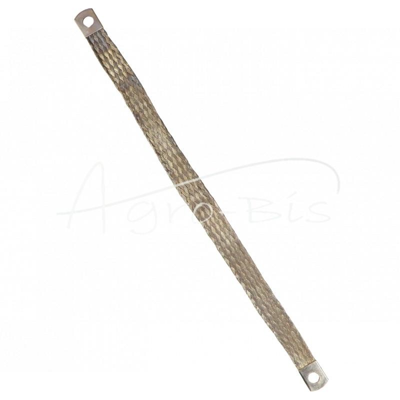 Įžeminimo vielos tinklas FI-8mm ilgio 340mm vario pynimas universalus nikeliuotas aukščiausios kokybės ELMOT - PM340PEL