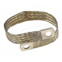 Įžeminimo vielos tinklas FI-8mm ilgio 340mm vario pynimas universalus nikeliuotas aukščiausios kokybės ELMOT - PM340PEL