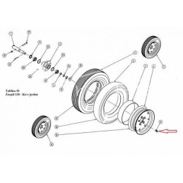 Ratų varžtas Z-224 kvadratiniam presui Sipma522300005 - 201002106