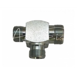 Hidraulinė jungtis – trišakis M22x1.5 - M18x1.5 - M18x1.5 15L/12L/12L - HS2