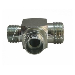 Hidraulinė jungtis – trišakis M22x1.5 - M18x1.5 - M18x1.5 15L/12L/12L - HS2
